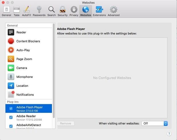 Adobe flash player for mac safari free