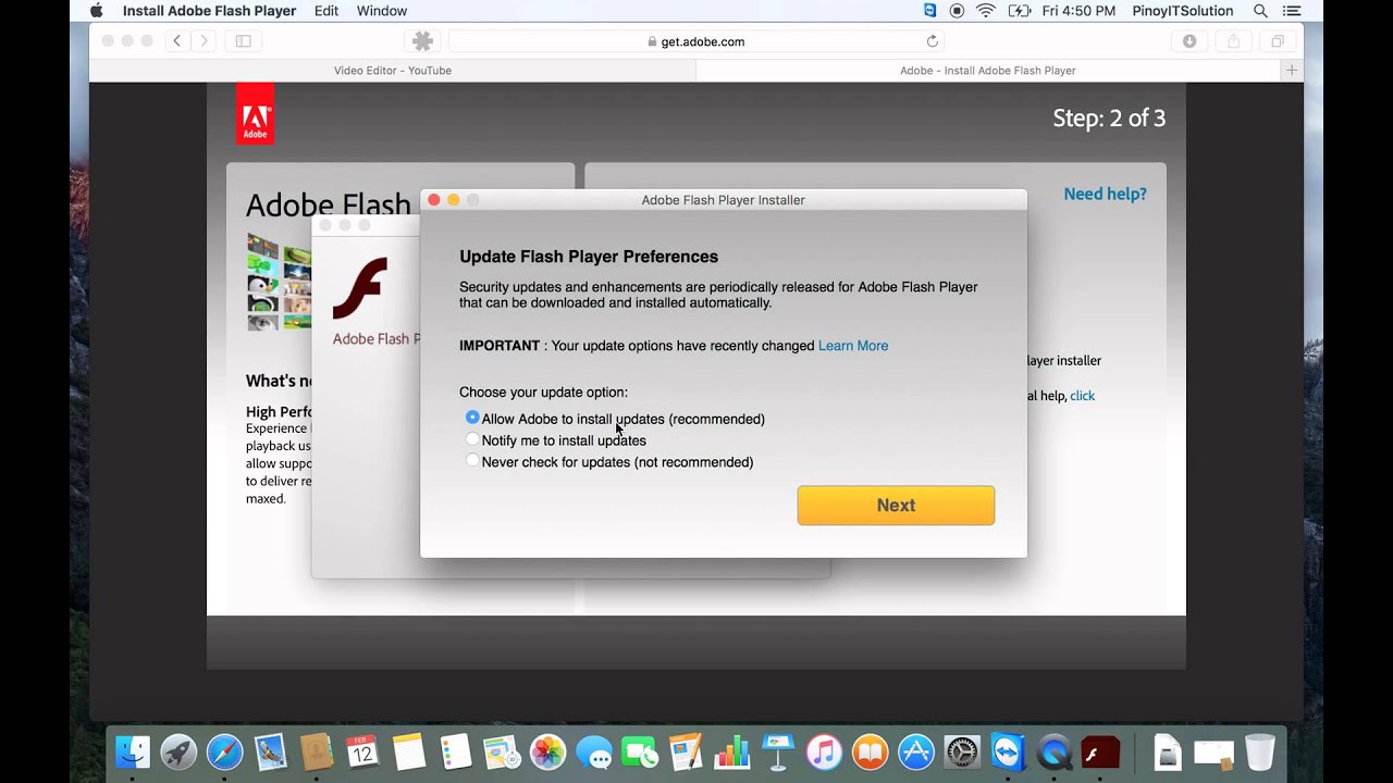 How to install adobe flash player for macbook air